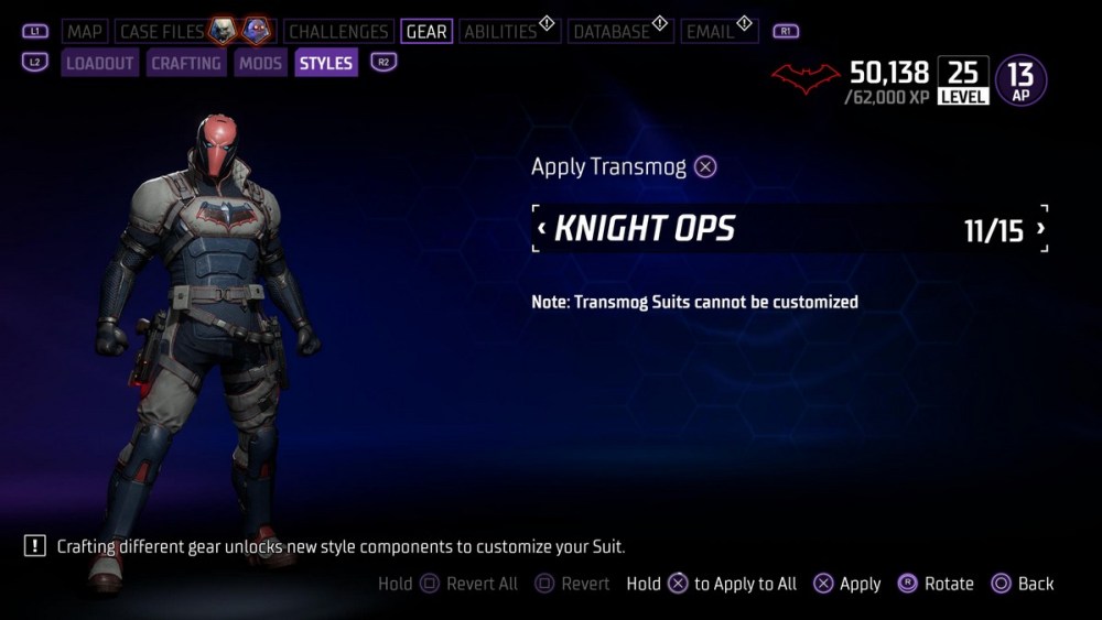 Red Hood Gotham Knights Knight Ops