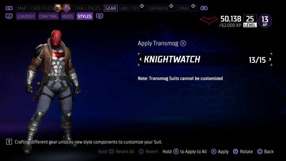 Red Hood Gotham Knights Knightwatch