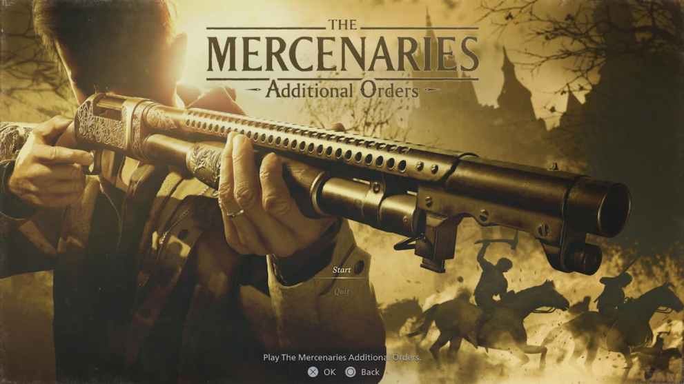 Resident Evil Village The Mercenaries Additional Orders