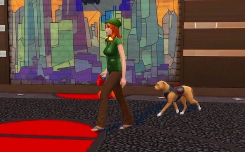 Walking fills Sims needs mod