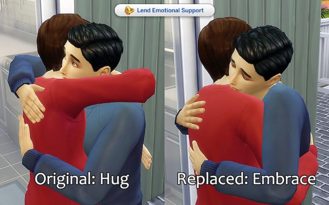 Sims hug mod