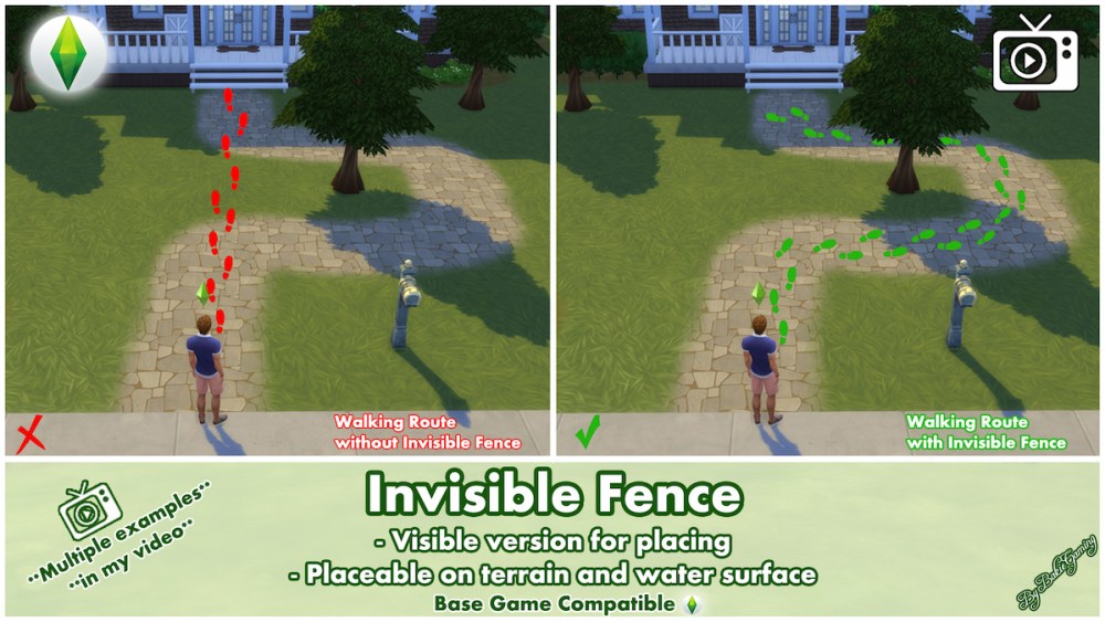Sims invisible fence mod