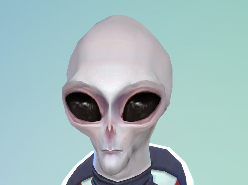 Sims alien head mod