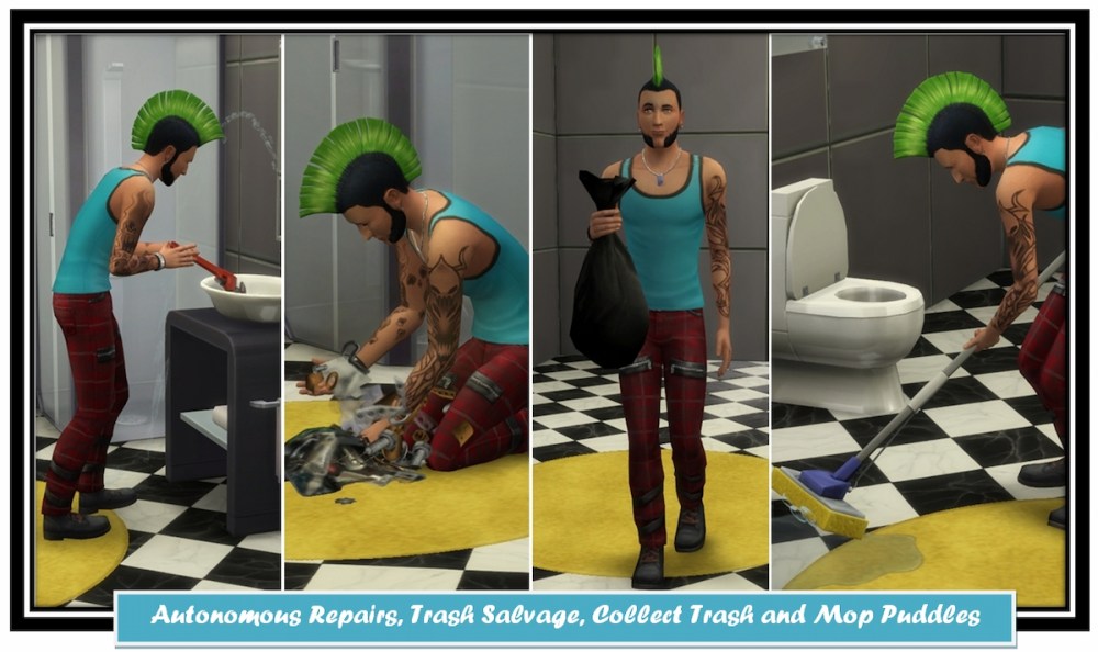Sims chores autonomous mods