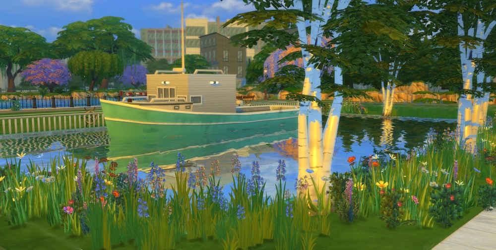Sims houseboat mod