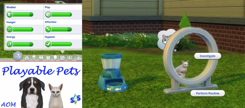 Sims playable pets mod