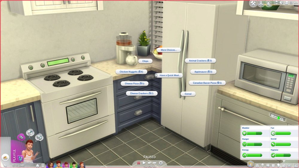 Sims meals mod