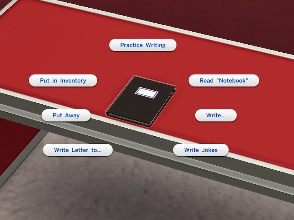 Sims notebook mod
