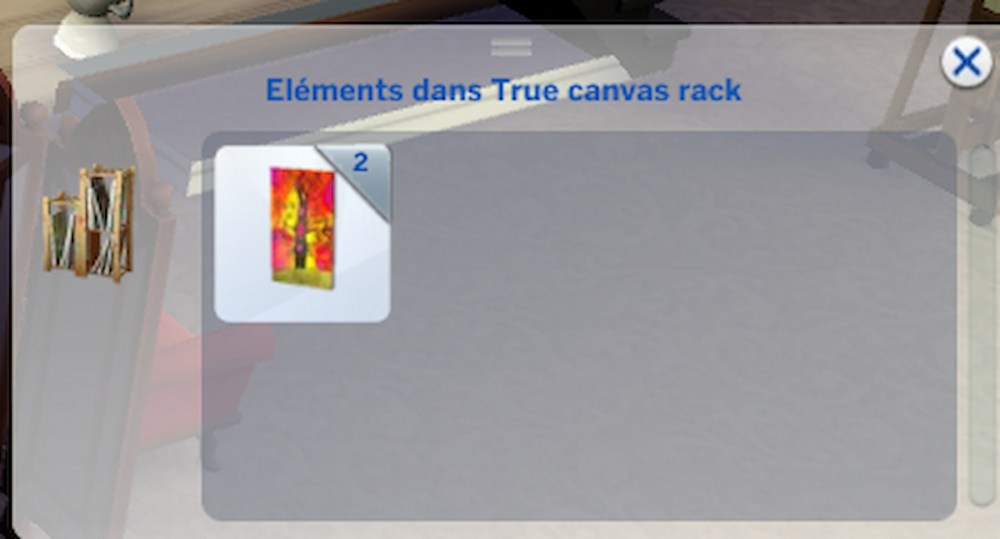Sims canvas racks mod