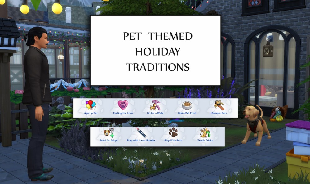 Sims pet holidays mod
