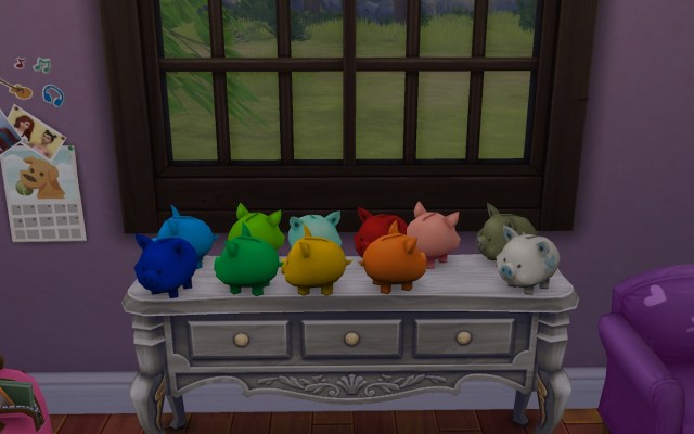 Sims piggy bank mod