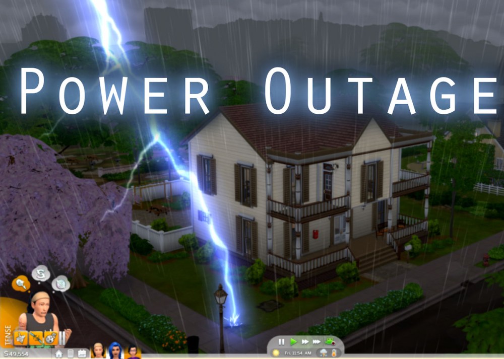 Sims power outage mod