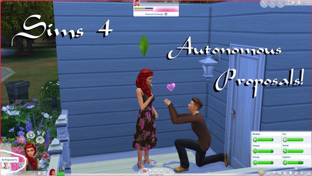 Sims autonomous romance mods