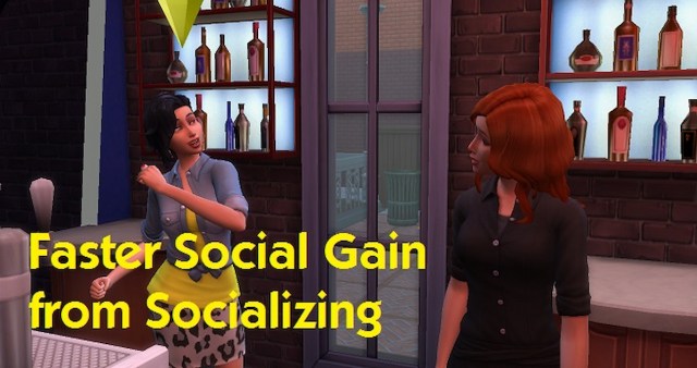 Sims social gain mod