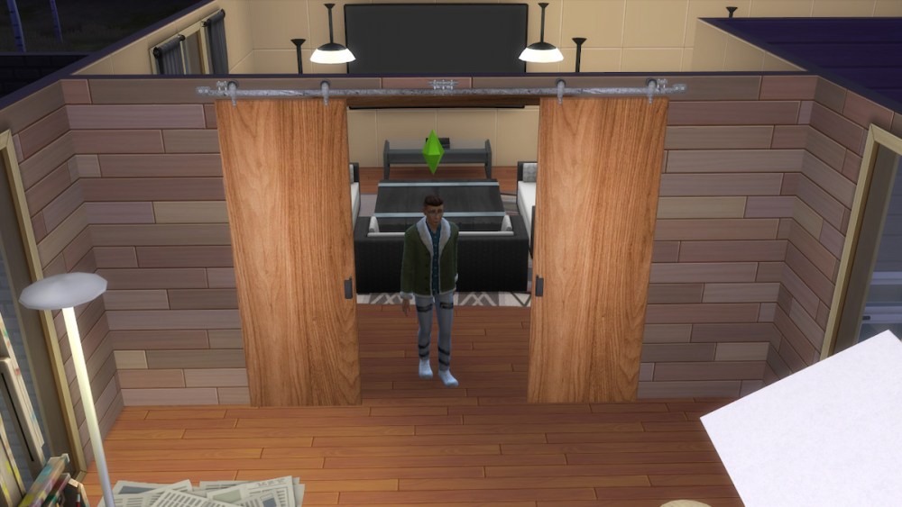 Sims sliding doors mod