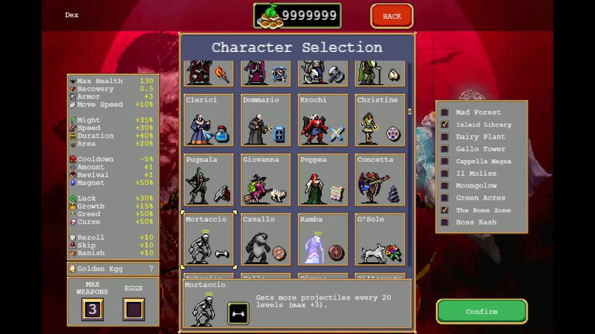 How To Unlock Avatar Infernas in Vampire Survivors