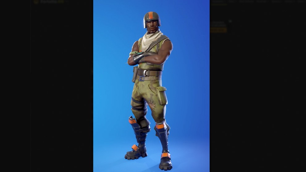 Aerial Assault Trooper skin in Fortnite