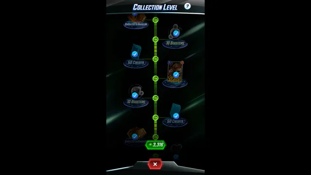 collection track in marvel snap