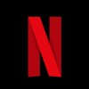 Red 'N' Netflix logo on a black background