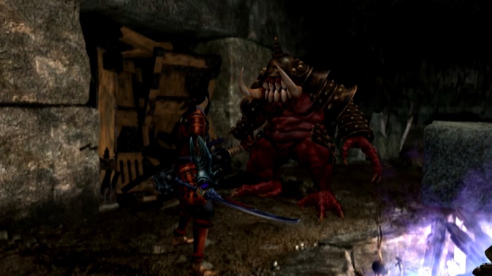 Osric boss battle in Onimusha Warlords