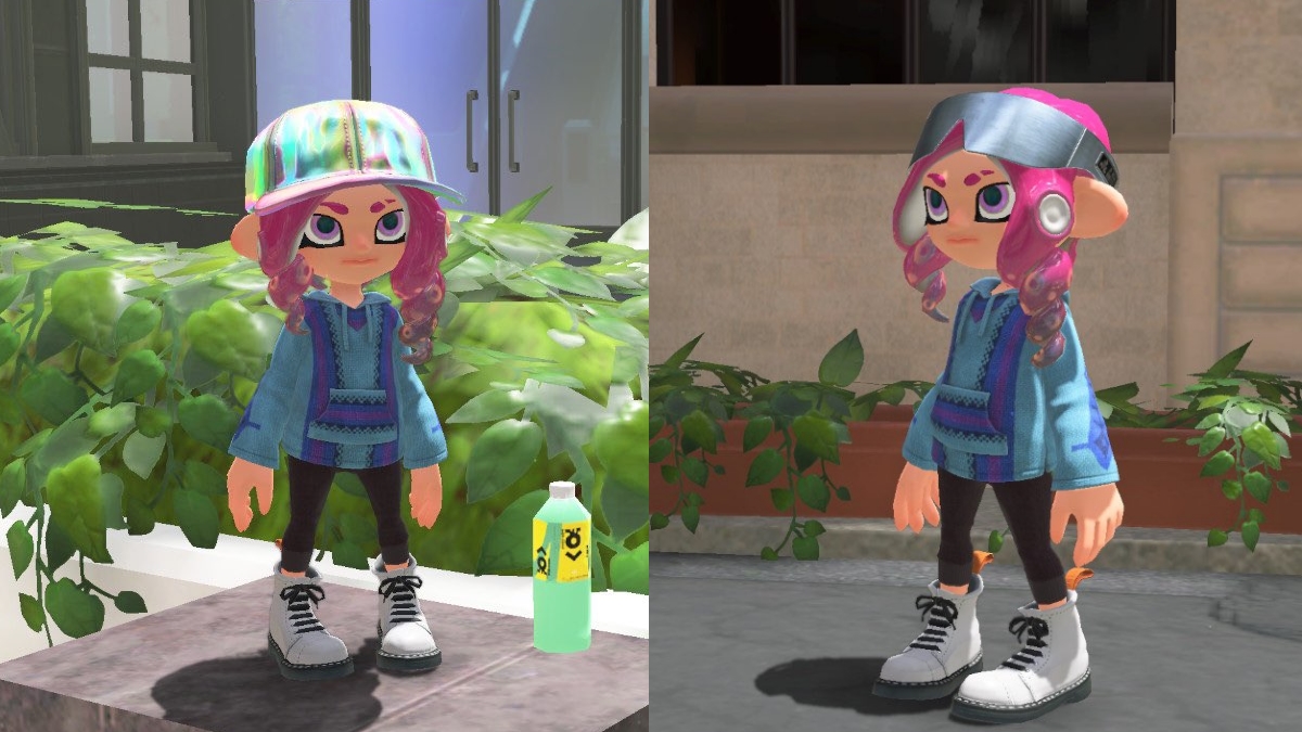 splatoon 3 salmon run prizes back to the future part 2 hat and sunglasses