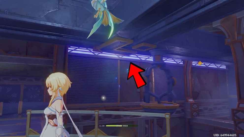 Adjusting the first lift mechanism in the Akasha Pulses, the Kalpa Flame Rises Quest