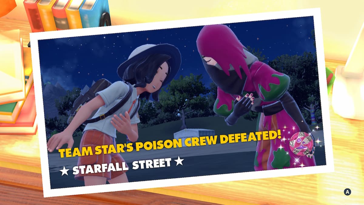 Defeating Team Star's Poison Crew