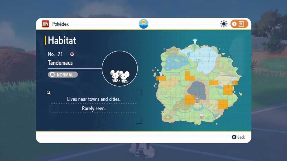 Tandemaus location in Pokemon Scarlet and Violet