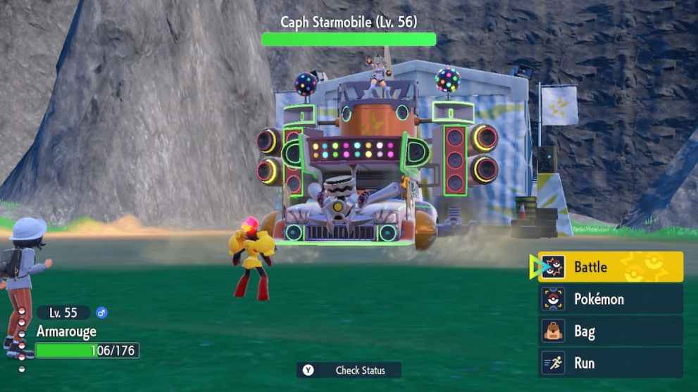 Caph Starmobile in Pokemon Scarlet and Violet