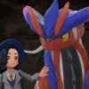 Main Character and Koraidon in Pokemon Scarlet and Violet