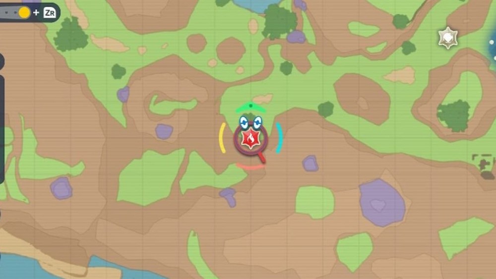 Fire Tera Raid Map Symbol