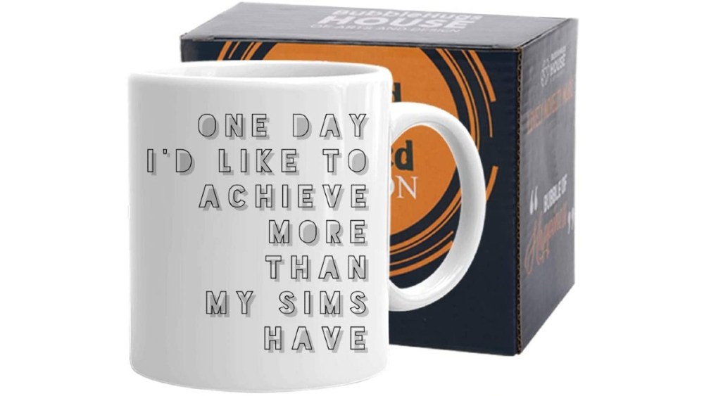 Share a snarky sentiment with this Sims Achievement Mug.