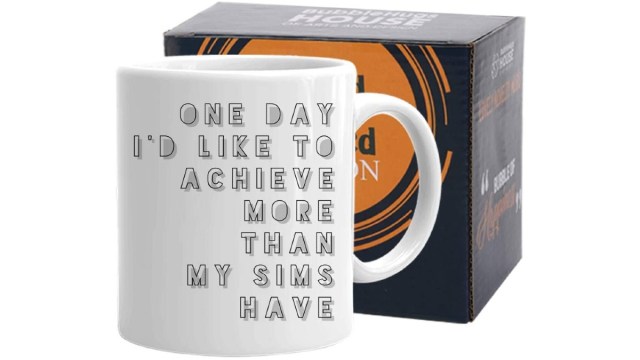 Share a snarky sentiment with this Sims Achievement Mug.