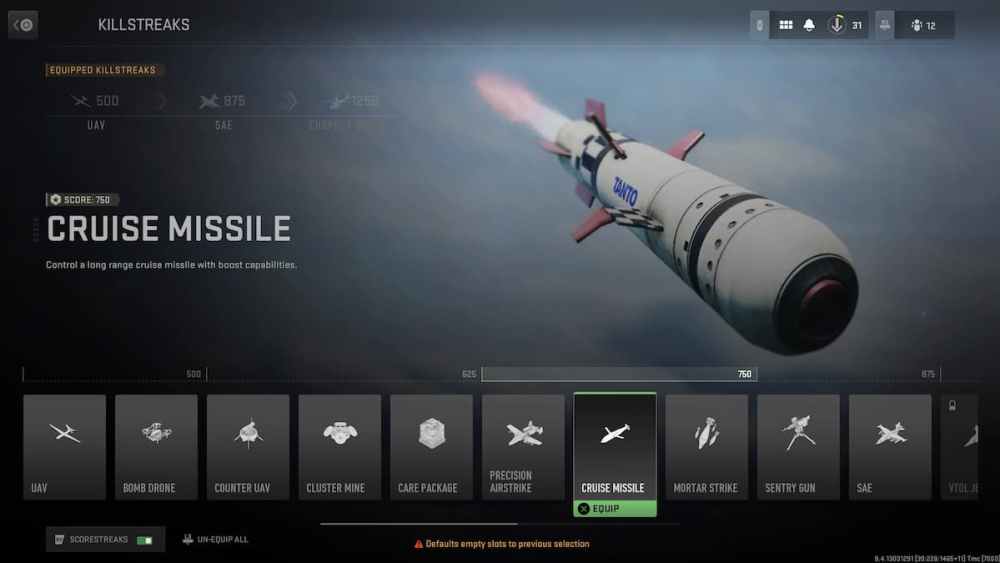 Cruise Missile CoD MW2