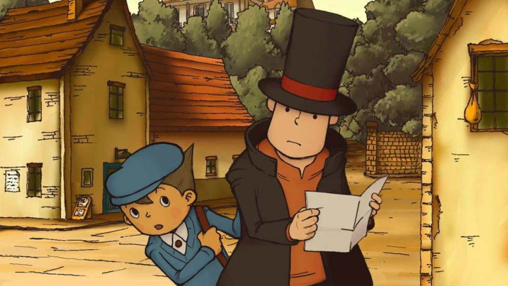 Professor Layton and the Curious Village banner