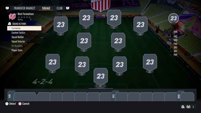 Formations Variation FIFA 23