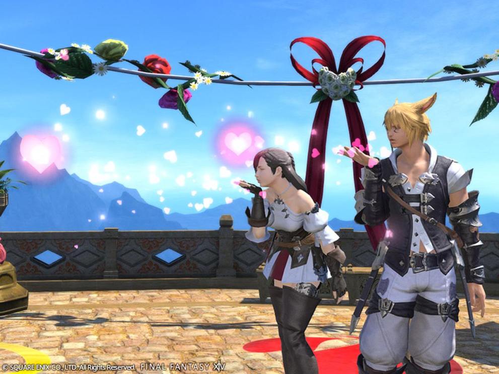 Final Fantasy XIV dote emote