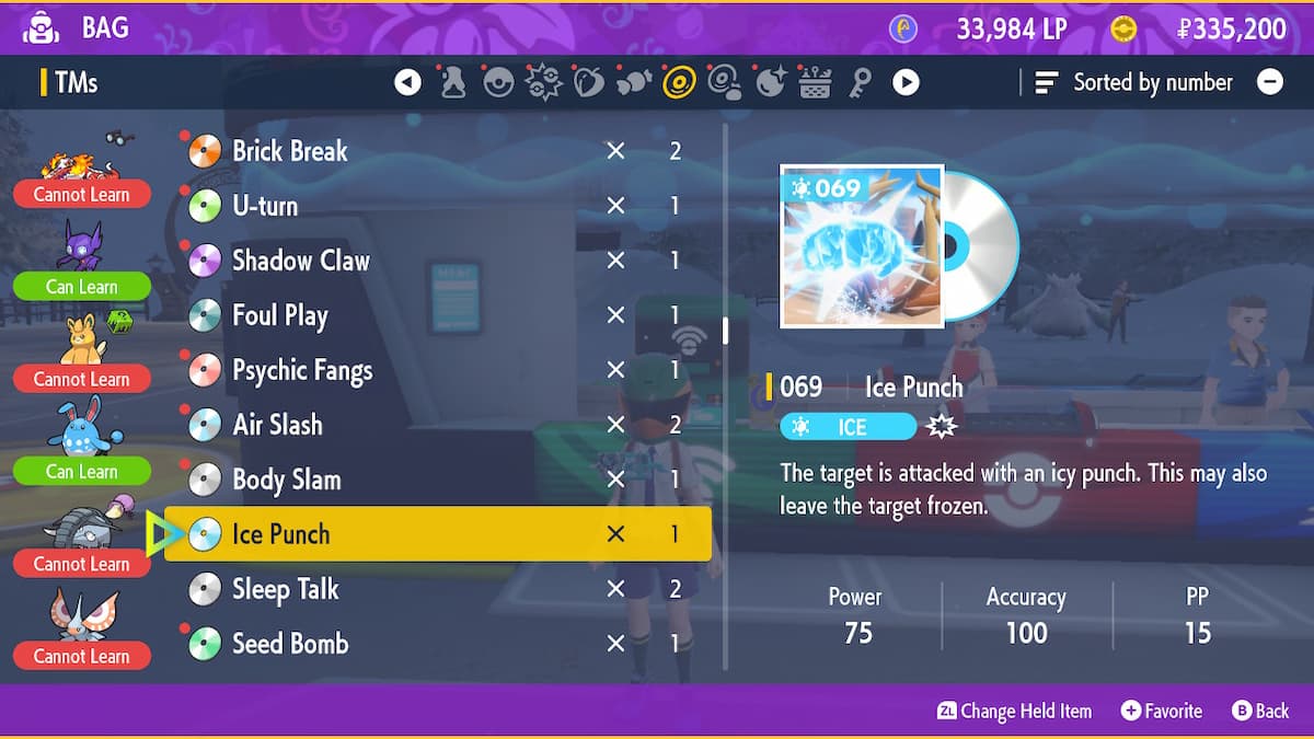 Where to Get Ice Punch TM in Pokemon Scarlet & Violet Twinfinite
