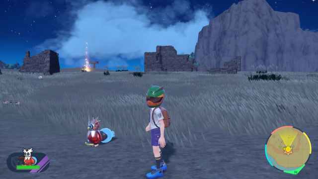 Iron Bundle in Let's Go mode from Pokemon Scarlet and Violet.
