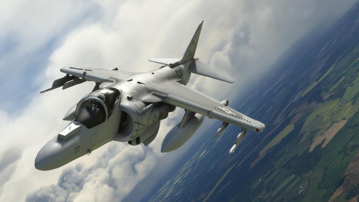 Microsoft Flight SImulator Harrier