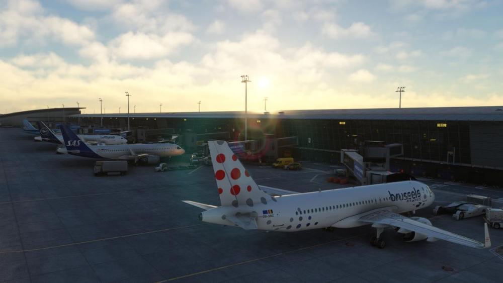 Microsoft Flight Simulator Brussels Airport