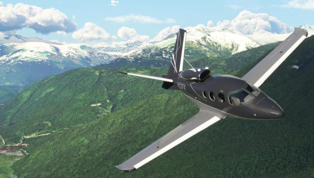 Microsoft Flight Simulator Cirrus Vision Jet