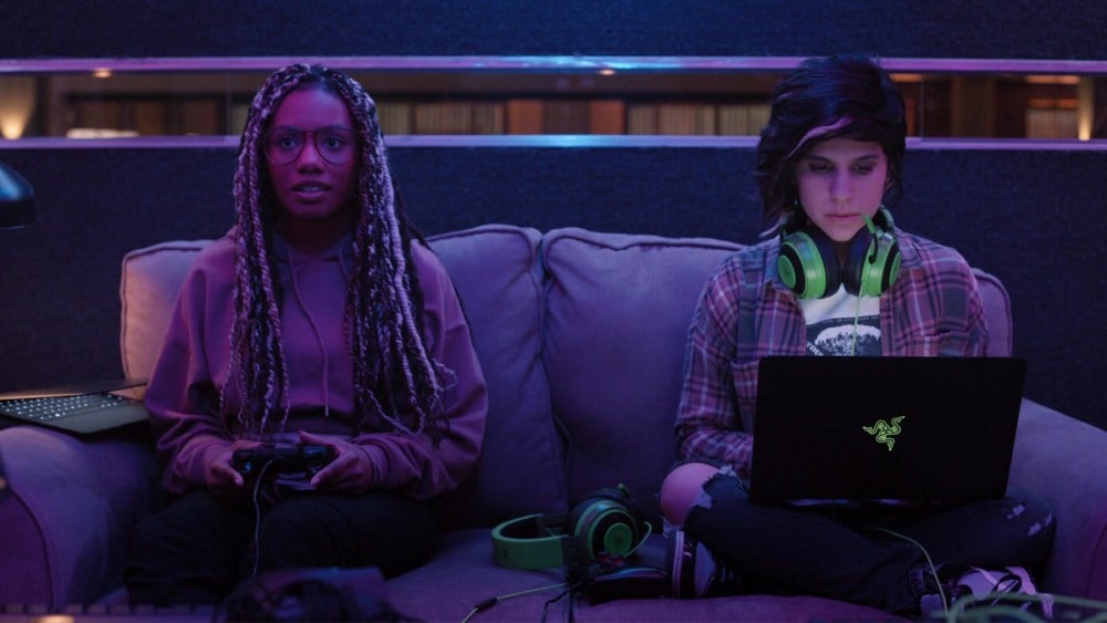 Dana (Imani Hakim) and Rachel (Ashly Burch) being testers in Mythic Quest season 1.