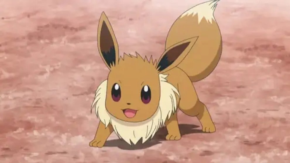 Eevee in the Pokemon anime