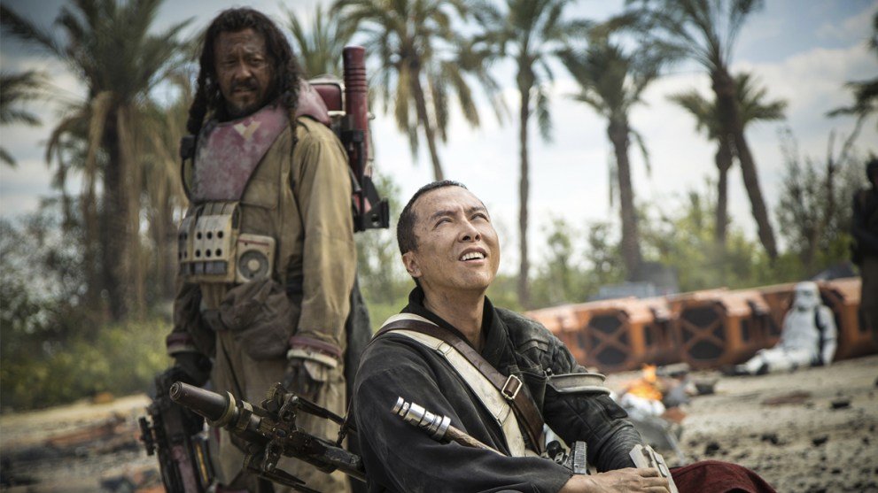 Baze Malbius (Wen Jiang) & Chirrut Imwe (Donnie Yen) in Rogue One