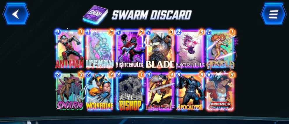 swarm discard in marvel snap