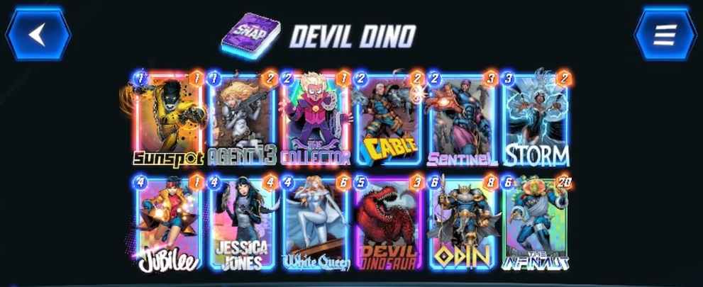 pool 2 devil dino in marvel snap