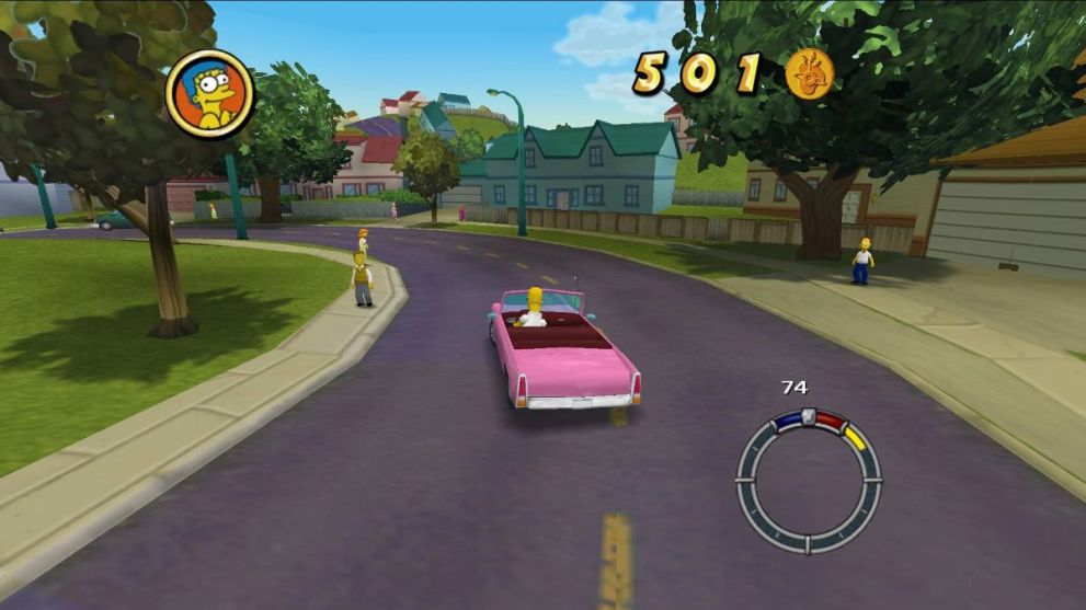 Simpsons Hit and Run on PS2