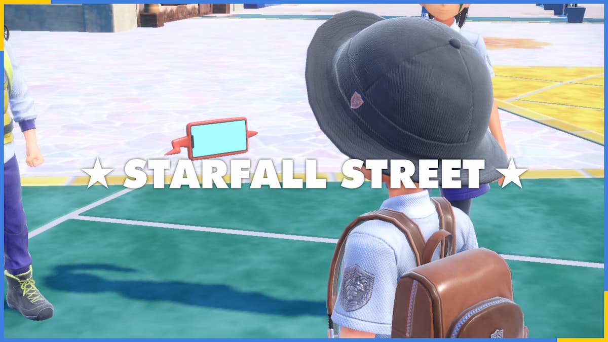 Starfall Street introduction Pokemon Scarlet and Violet
