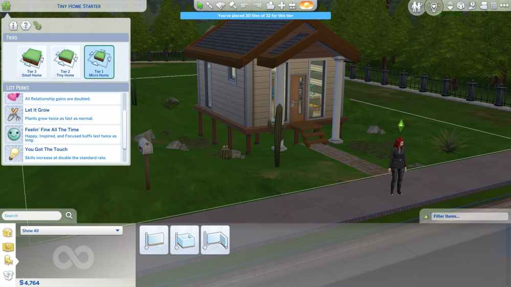 The Sims 4 Tiny Living Stuff Pack added special perks for Sims in tiny houses.
